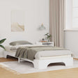 Vidaxl bedframe wit 90 x 210 cm massief grenenhout