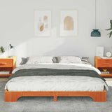 Vidaxl bedframe bruin 180 x 210 cm massief grenenhout