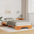 Vidaxl bedframe bruin 90 x 220 cm massief grenenhout