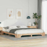 Vidaxl bedframe bruin 180 x 220 cm massief grenenhout