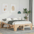 Vidaxl bedframe bruin 120 x 200 cm massief grenenhout
