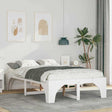 Vidaxl bedframe wit 140 x 190 cm massief grenenhout