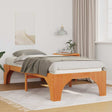 Vidaxl bedframe bruin 90 x 200 cm massief grenenhout