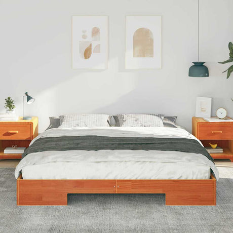 Vidaxl bedframe bruin 200 x 200 cm