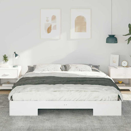 Vidaxl bedframe wit 180 x 200 cm