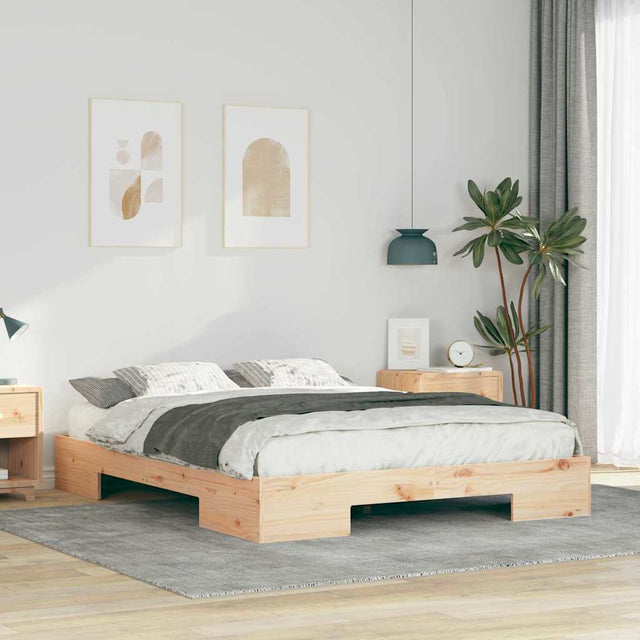 Vidaxl bedframe bruin 150 x 200 cm