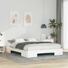 Vidaxl bedframe wit 150 x 200 cm
