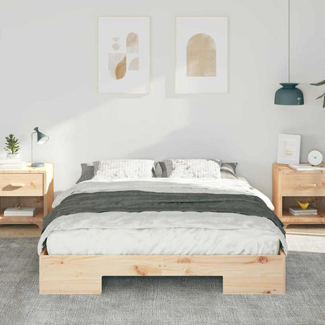 Vidaxl bedframe bruin 140 x 200 cm