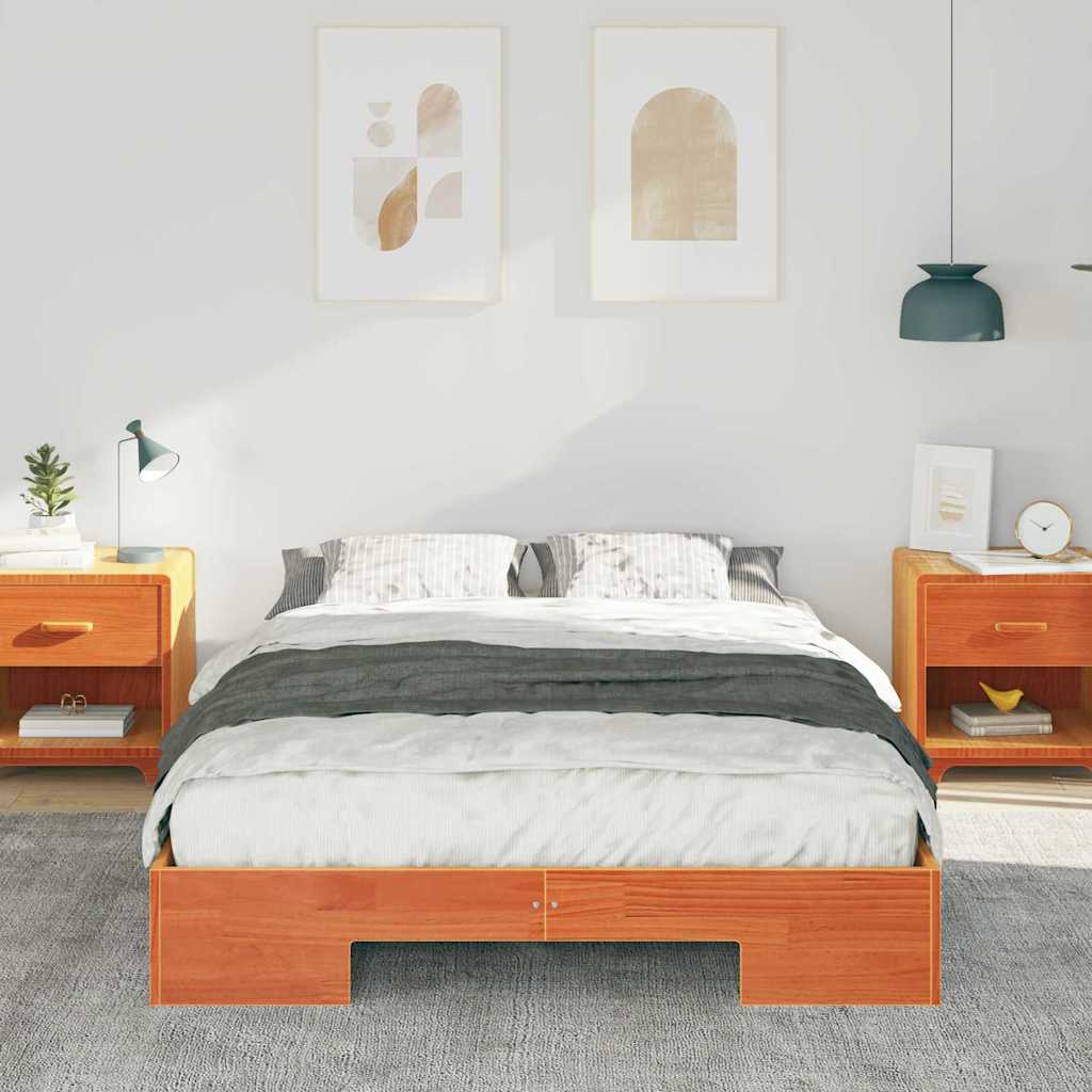 Vidaxl bedframe bruin 120 x 200 cm
