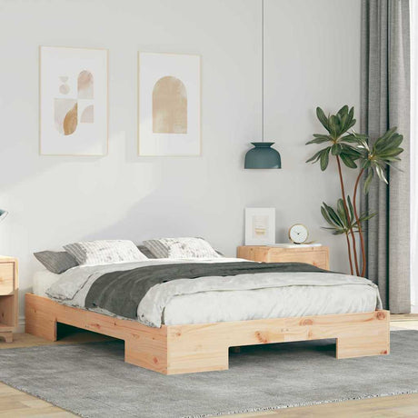 Vidaxl bedframe bruin 120 x 190 cm