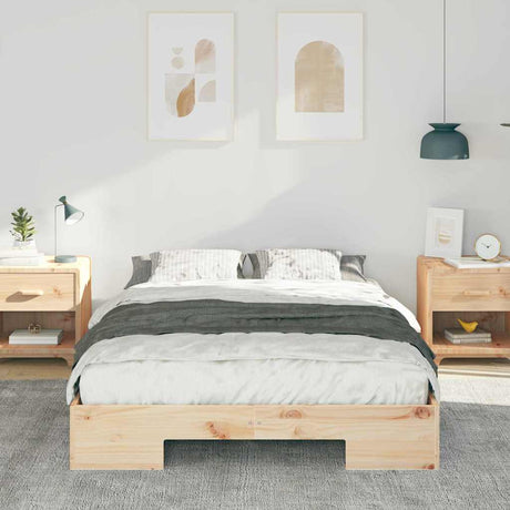 Vidaxl bedframe bruin 120 x 190 cm