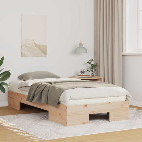 Vidaxl bedframe bruin 90 x 200 cm