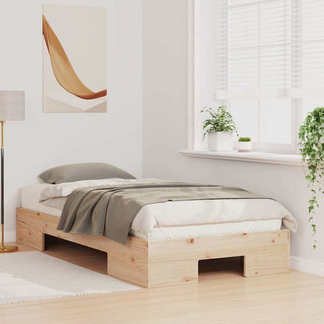 Vidaxl bedframe bruin 90 x 200 cm