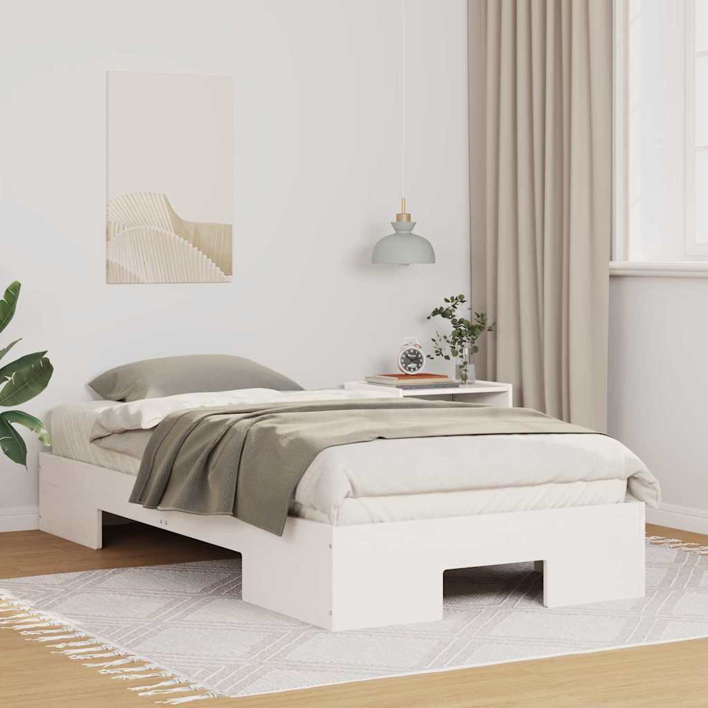 Vidaxl bedframe wit 75 x 190 cm