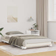 Vidaxl bedframe wit 75 x 190 cm massief grenenhout