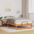 Vidaxl bedframe bruin 100 x 200 cm massief grenenhout