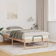 Vidaxl bedframe bruin 90 x 190 cm massief grenenhout