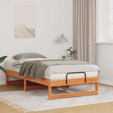 Vidaxl bedframe bruin 90 x 190 cm massief grenenhout