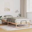 Vidaxl bedframe bruin 100 x 220 cm massief grenenhout