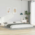 Vidaxl bedframe wit 200 x 200 cm massief grenenhout