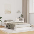 Vidaxl bedframe wit 80 x 200 cm massief grenenhout