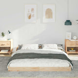 Vidaxl bedframe bruin 160 x 220 cm massief grenenhout