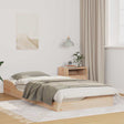 Vidaxl bedframe bruin 80 x 200 cm massief grenenhout