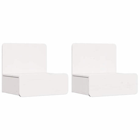 Vidaxl nachtkastje 2 st wit 44 x 32,5 x 40 cm massief grenenhout