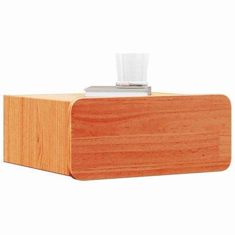 Vidaxl nachtkastje wasbruin 39 x 34 x 16,5 cm massief grenenhout