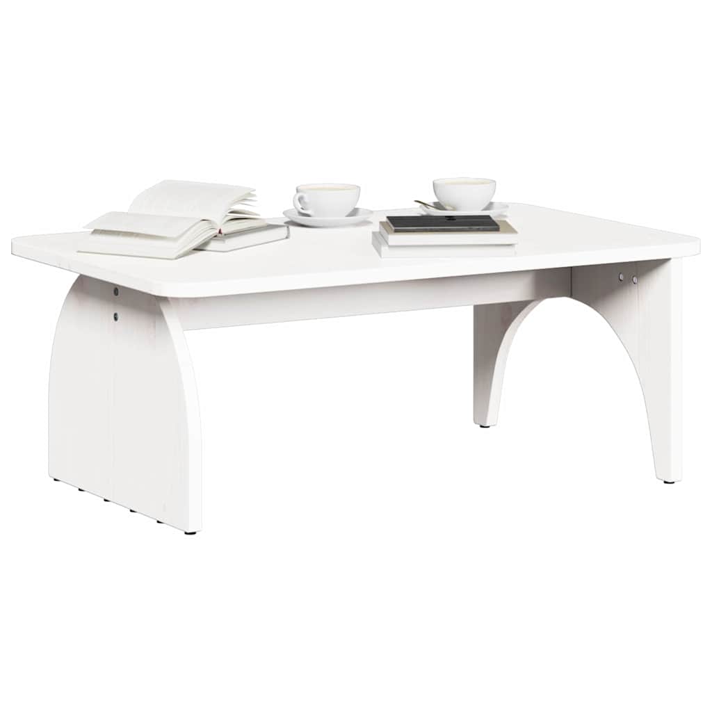 Vidaxl salontafel wit 80 x 50 x 31 cm massief grenenhout