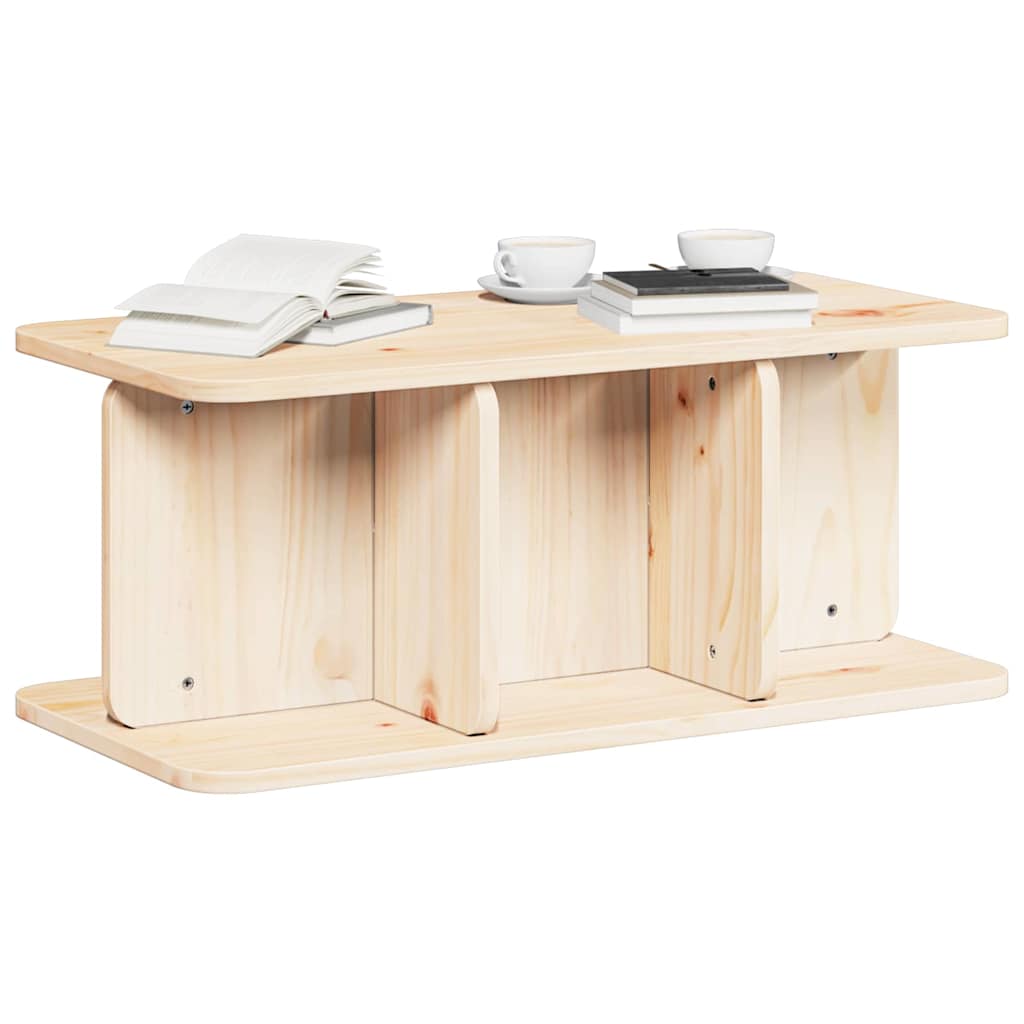 Vidaxl salontafel naturel 80 x 39,5 x 33,5 cm massief grenenhout