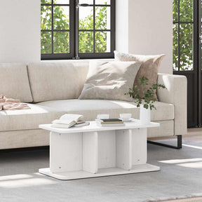 Vidaxl salontafel wit 80 x 39,5 x 33,5 cm massief grenenhout