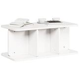 Vidaxl salontafel wit 80 x 39,5 x 33,5 cm massief grenenhout