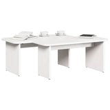 Vidaxl salontafel 2 st wit 100 x 69 x 35,5 cm massief grenenhout
