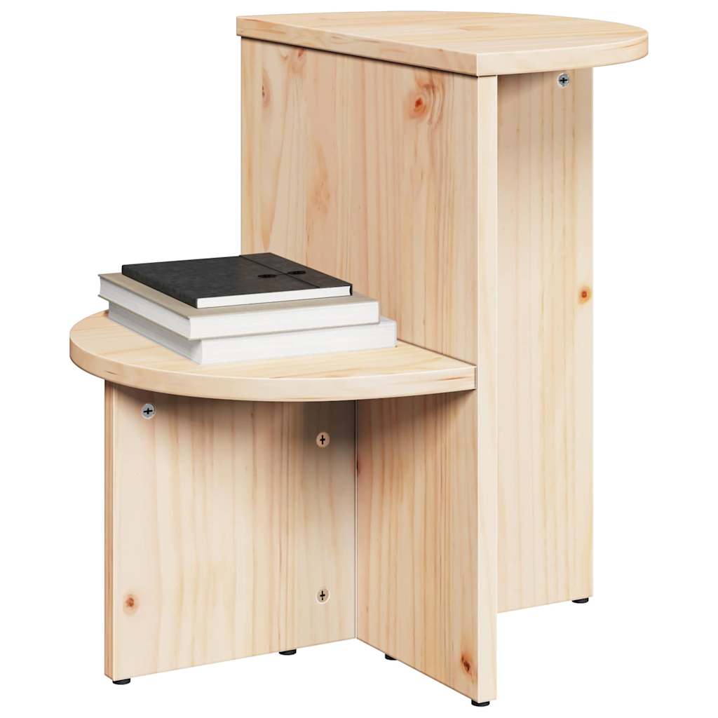 Vidaxl salontafel naturel 50 x 40 x 50 cm massief grenenhout