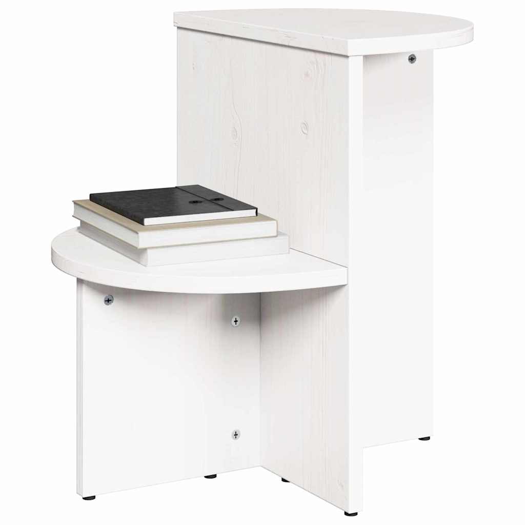 Vidaxl salontafel wit 50 x 40 x 50 cm massief grenenhout