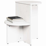 Vidaxl salontafel wit 50 x 40 x 50 cm massief grenenhout