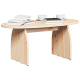Vidaxl salontafel bruin 80 x 40 x 35 cm massief grenenhout
