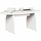Vidaxl salontafel wit 80 x 40 x 35 cm massief grenenhout