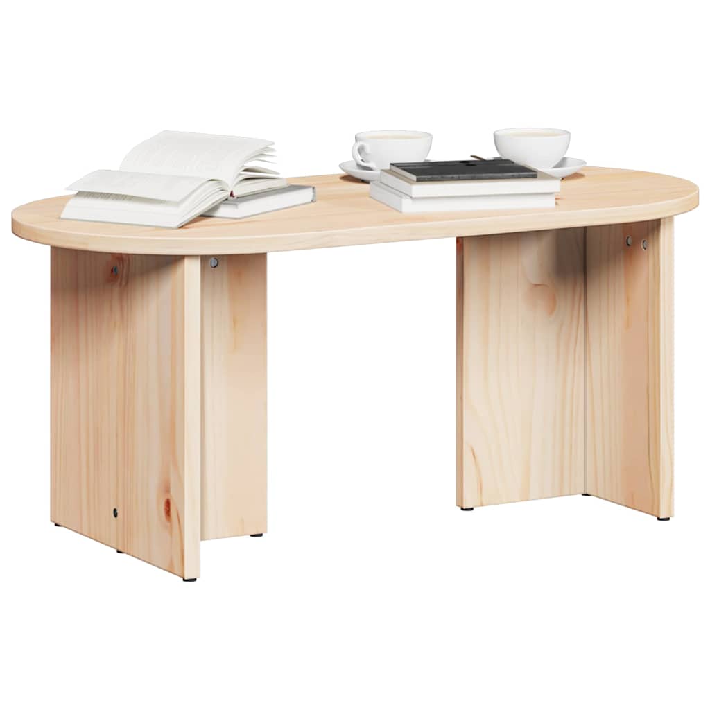 Vidaxl salontafel naturel 80 x 39,5 x 35 cm massief grenenhout