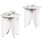 Vidaxl salontafel 2 st wit 41,5 x 41,5 x 44 cm