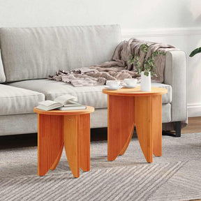 Vidaxl salontafel 2 st wasbruin 41,5 x 41,5 x 44 cm