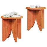 Vidaxl salontafel 2 st wasbruin 41,5 x 41,5 x 44 cm