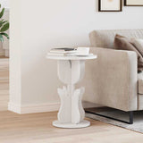 Vidaxl salontafel wit 39,5 x 39,5 x 53,5 cm massief grenenhout