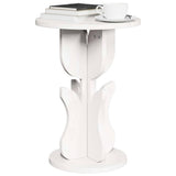 Vidaxl salontafel wit 39,5 x 39,5 x 53,5 cm massief grenenhout