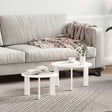 Vidaxl salontafel 2 st wit 47,5 x 47,5 x 27 cm massief grenenhout