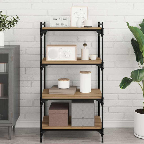 Vidaxl boekenplank bord 3-laags 4 st 60 x 40 x 1,5 cm bewerkt hout