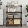Vidaxl boekenplank bord 3-laags 4 st 80 x 40 x 1,5 cm bewerkt hout