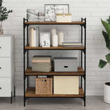 Vidaxl boekenplank bord 3-laags 4 st 80 x 40 x 1,5 cm bewerkt hout