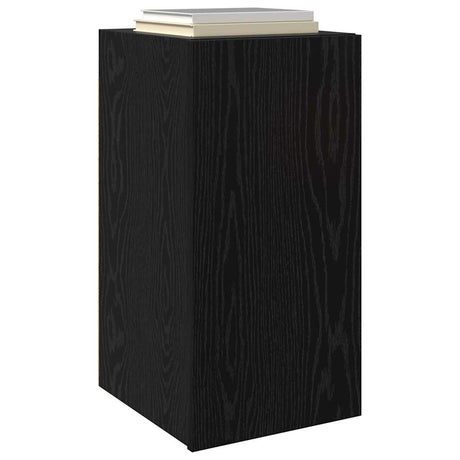 Vidaxl wand tv kast 2 st zwart eiken bewerkt hout